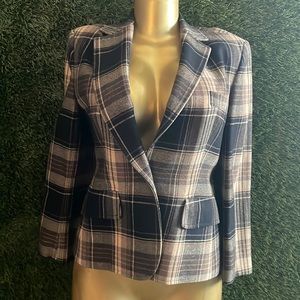 Plaid blazer